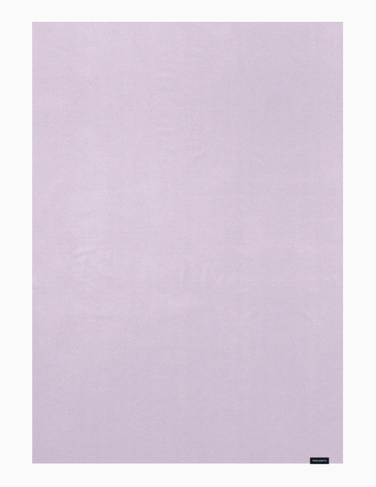 Lilac Brown throw blanket