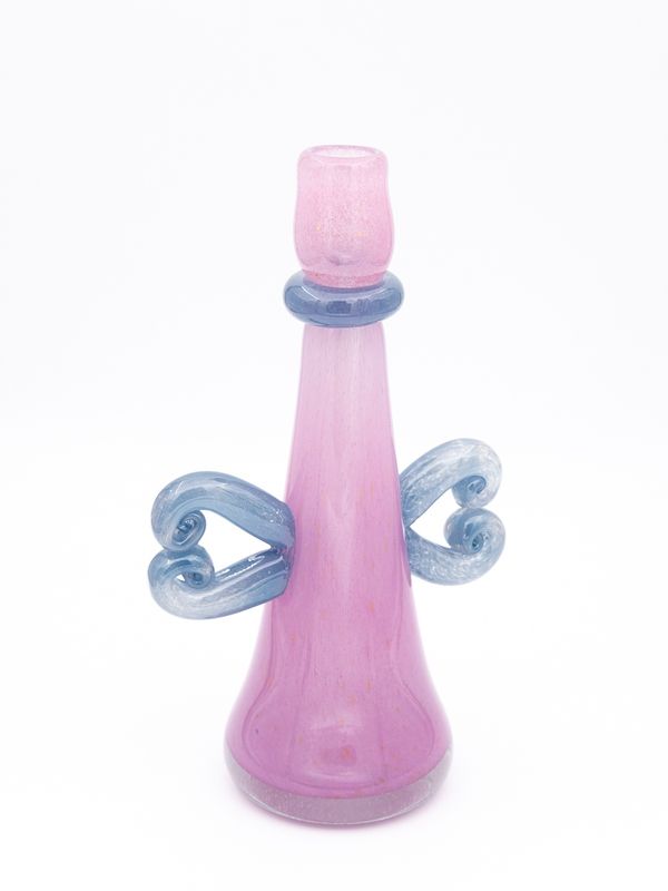 Glass candlestick