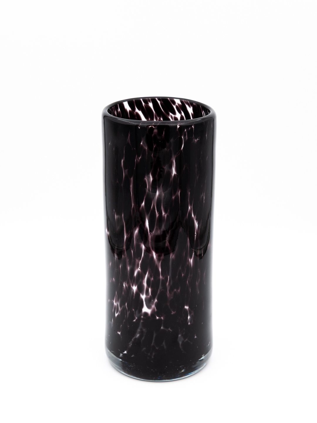 Vase Tall, Color: Dark Burgundy Spickle