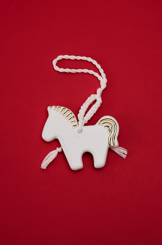 Ceramic Decoration "HORSE" Handmade