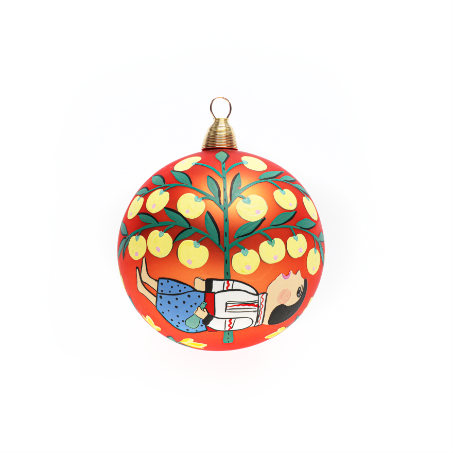 Christmas ball Prymachenko &quot;Layabout&quot;