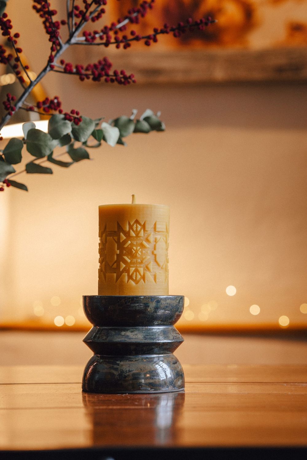 Candle “Christmas Star” beeswax