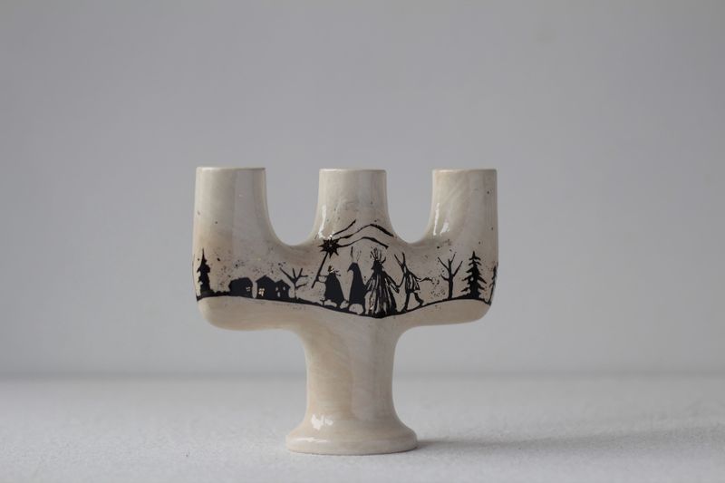 Candle holder "Walking on Malanka"