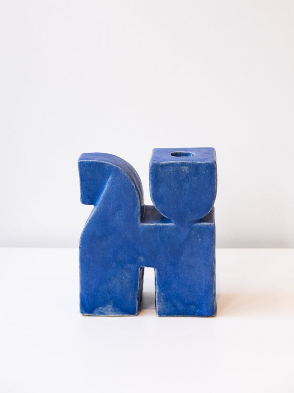 Ceramic horse and candle holder