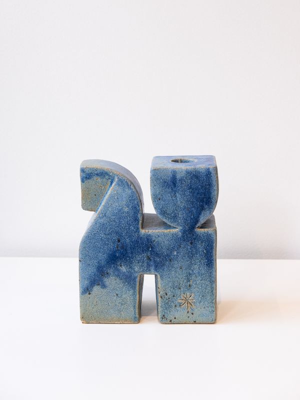 Ceramic horse and candle holder