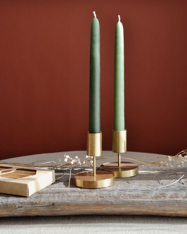 Taper Candle green