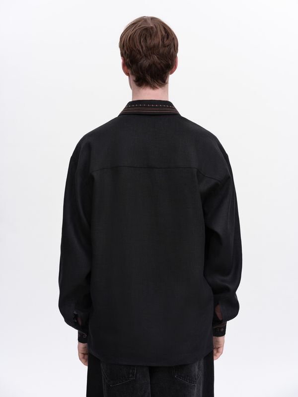 Embroidered shirt men's Tien