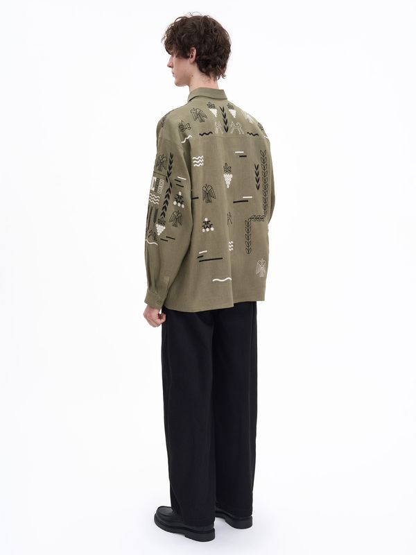 Embroidered shirt  men's Slovo