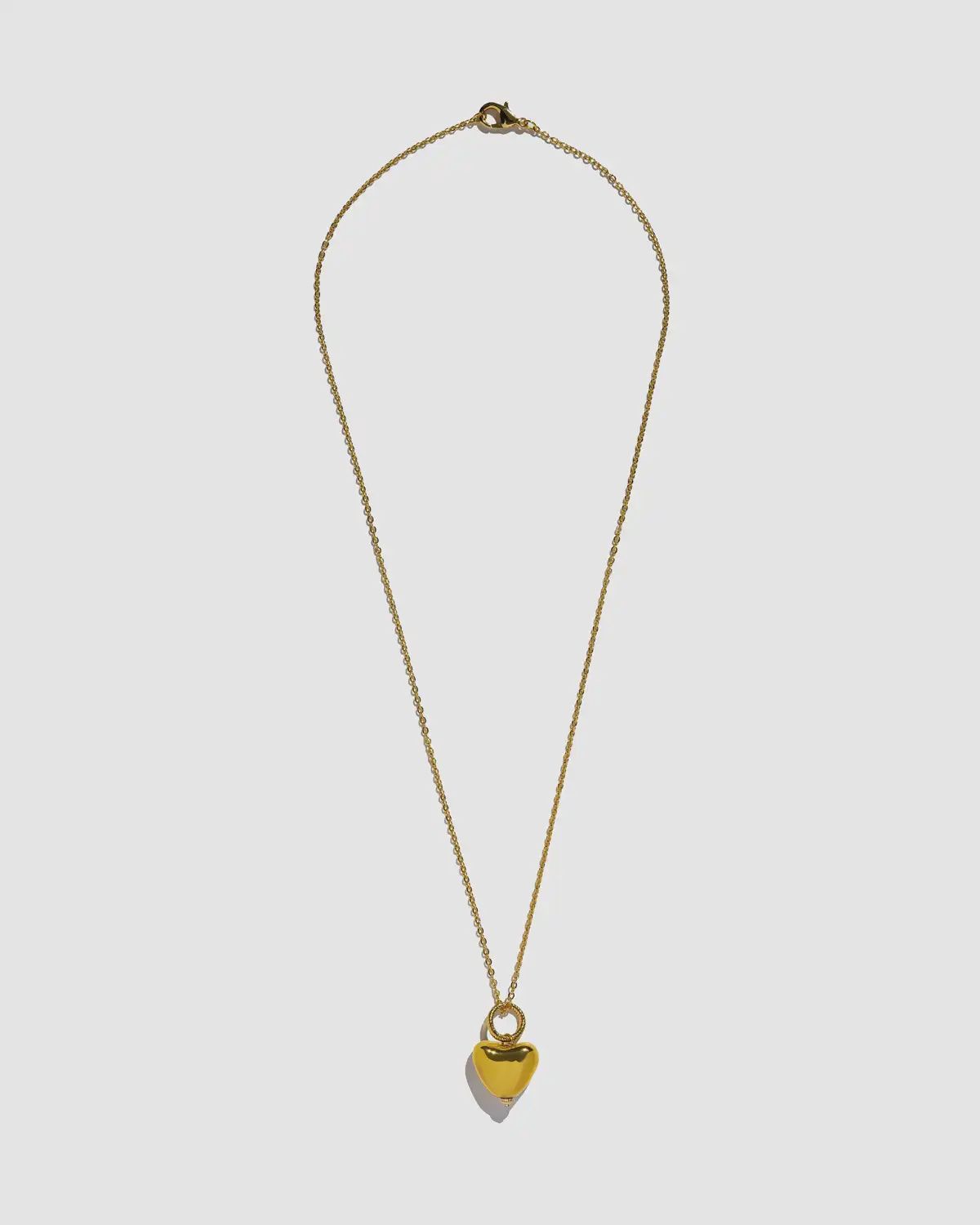 Pendant SKARB small heart, Color: Gold glaze