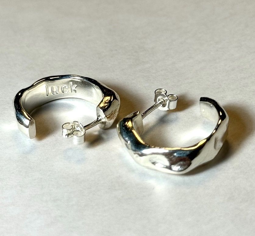 Earrings LUCK, Material: Silver