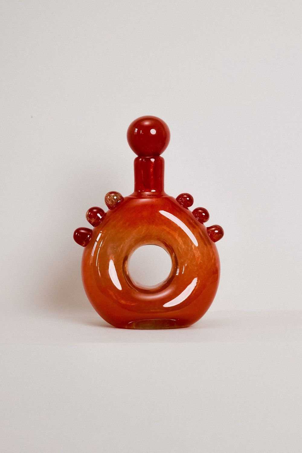 Vase “Kolo”, Color: Red