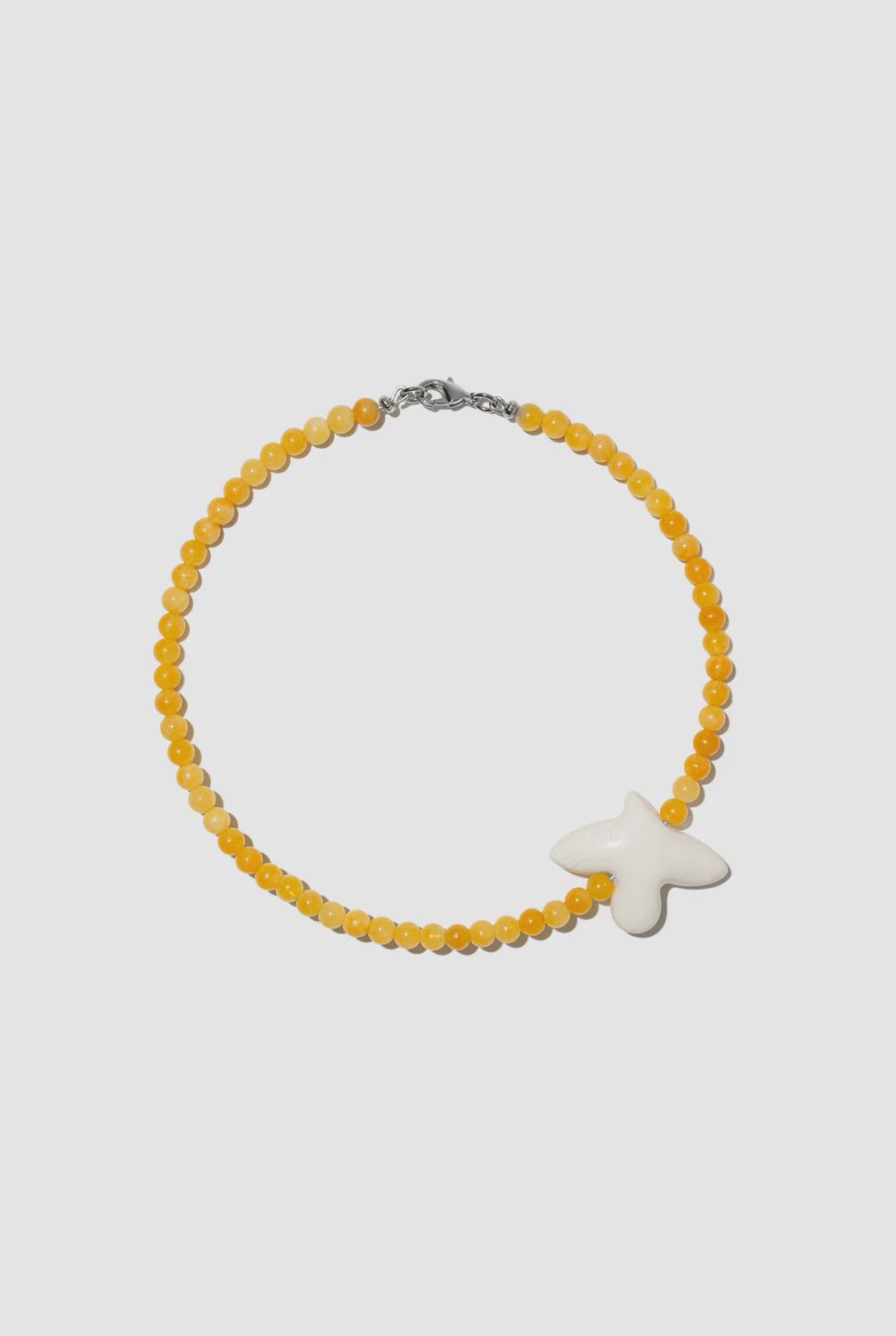 Necklace MYRNI with citrine and a bird