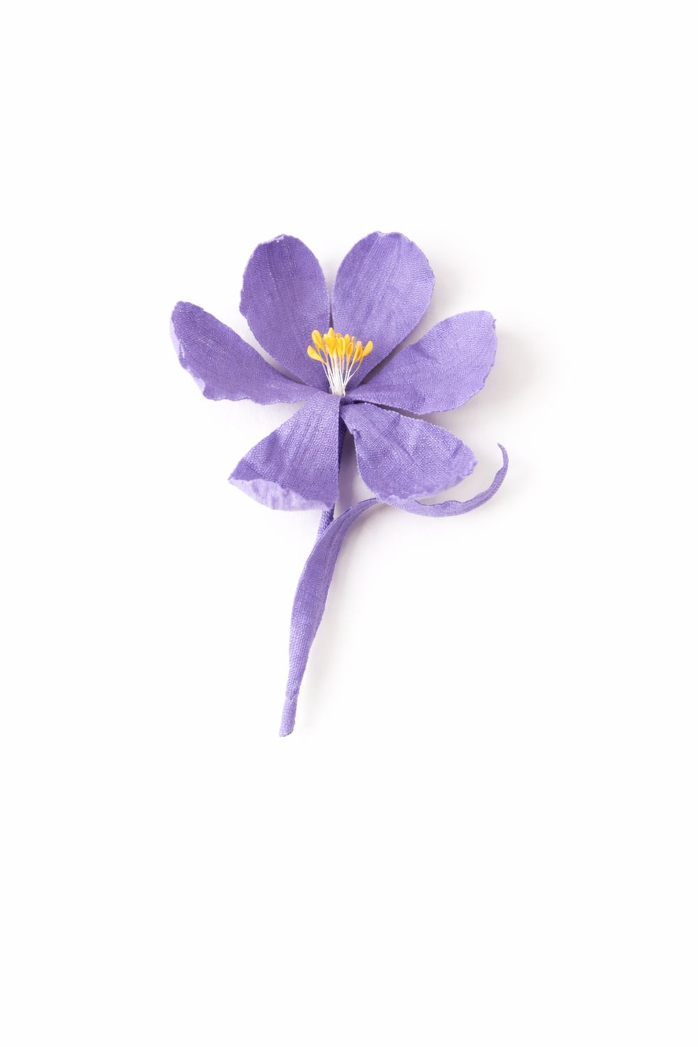 Brooch textile 'Crocus'