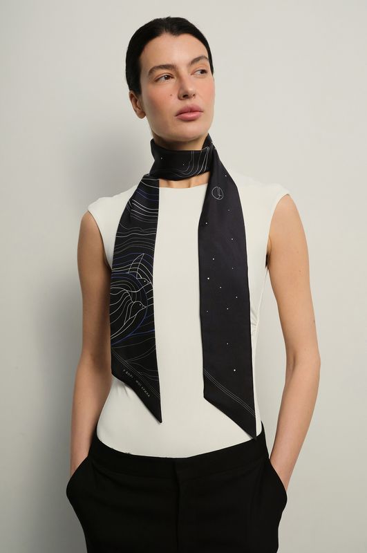 Twilly "On Wings"  in natural silk