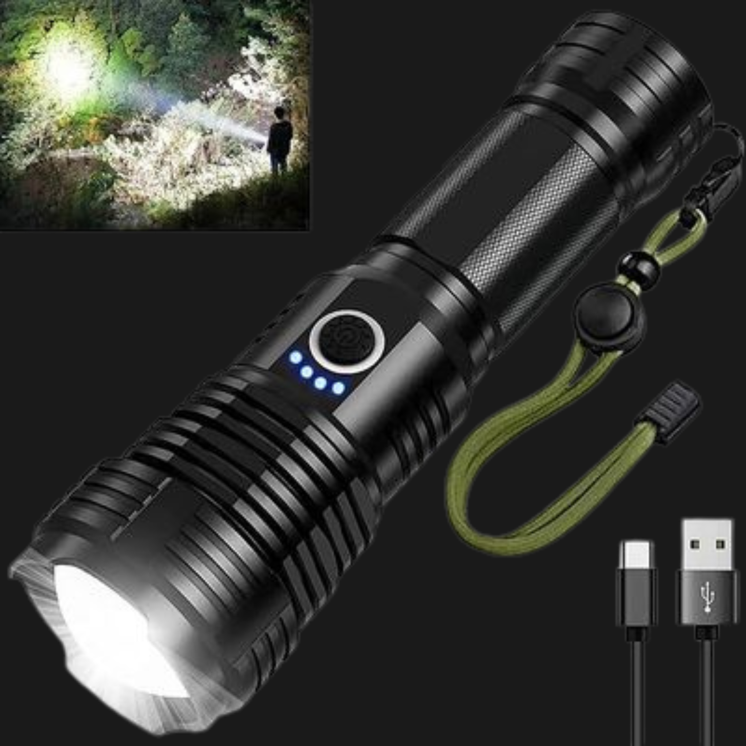 Taktische LED-Taschenlampe