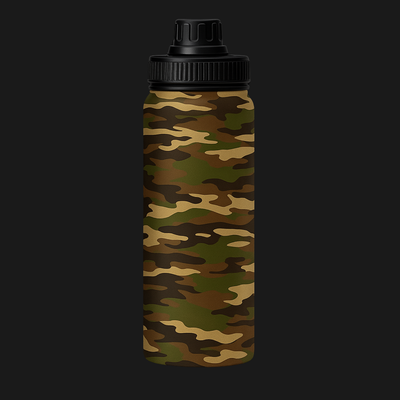 Camo-Isolierflasche 600 ml