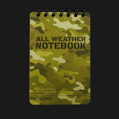 Wetterfestes Militär-Notizbuch Wetterfestes Militär-Notizbuch