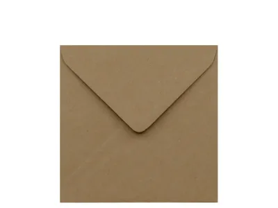 Obálka hnědá 155x155mm