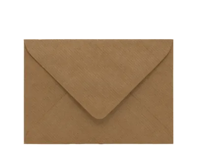 Obálka kraftová/hnědá C6+/175x125mm