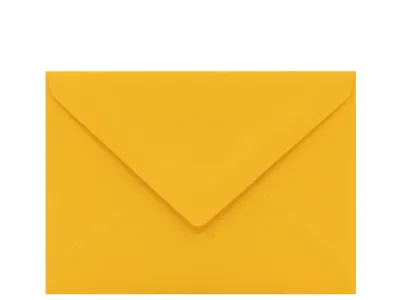 Obálka zlatě žlutá C6/162x114mm