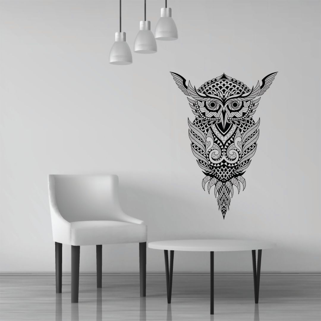 Tapeta tvarová Sova - dvě velikostní varianty