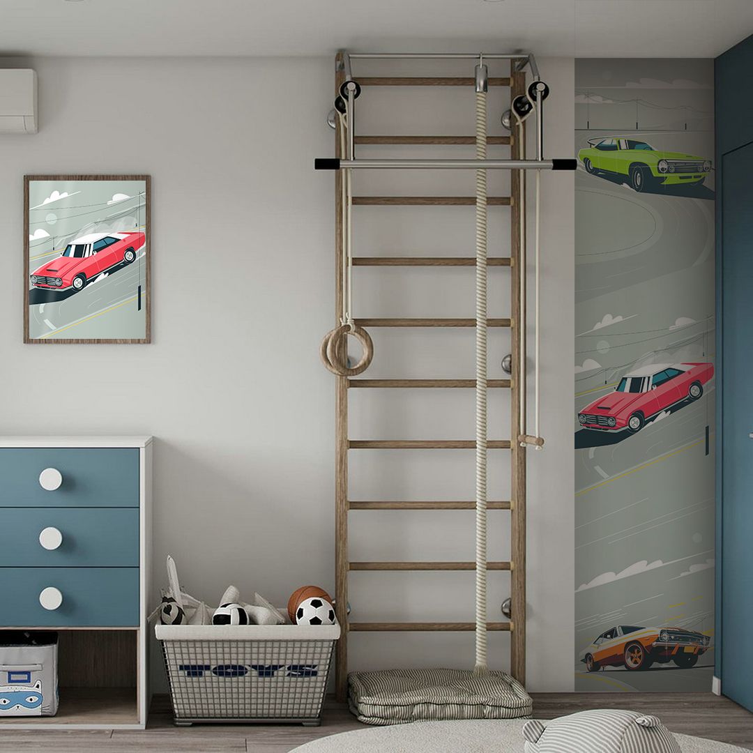 Tapeta Auta American Muscle 50x250 cm