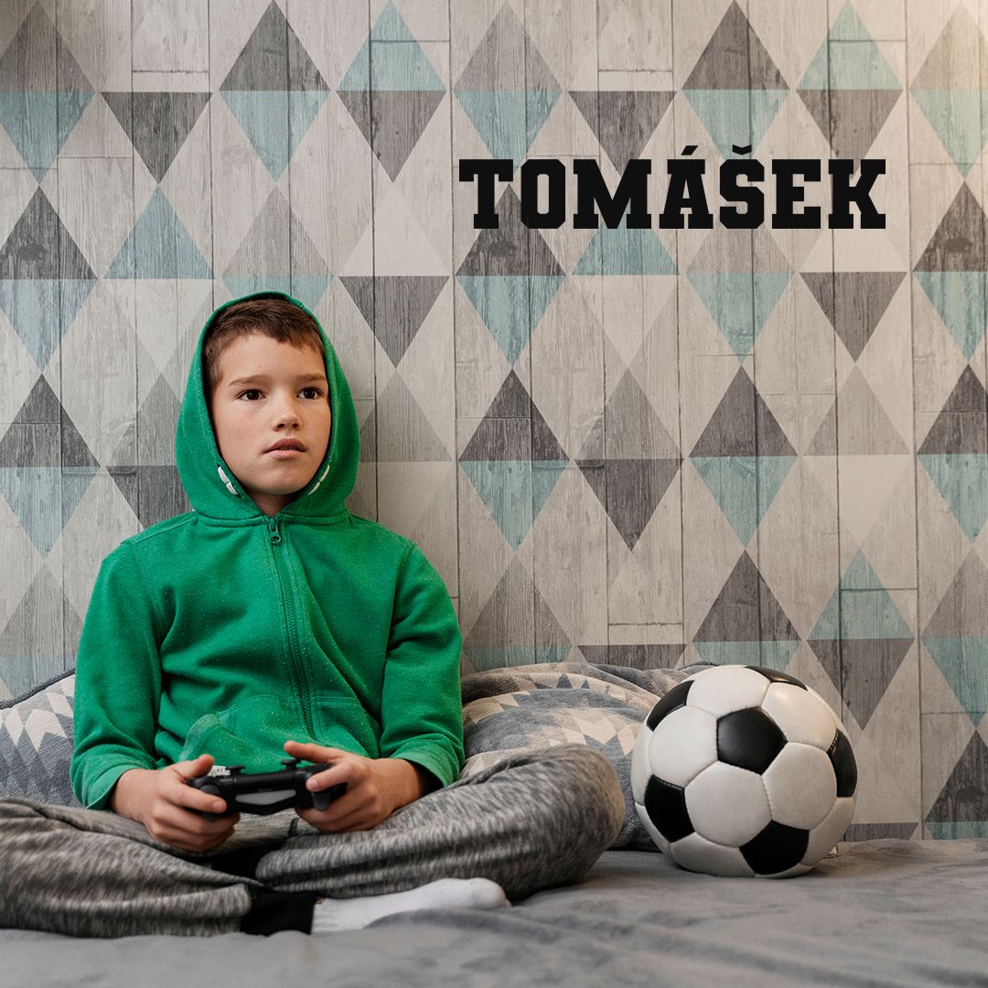 Samolepka Jméno na Zeď Varsity Team