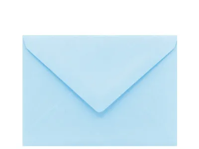 Obálka světle modrá C6/162x114mm