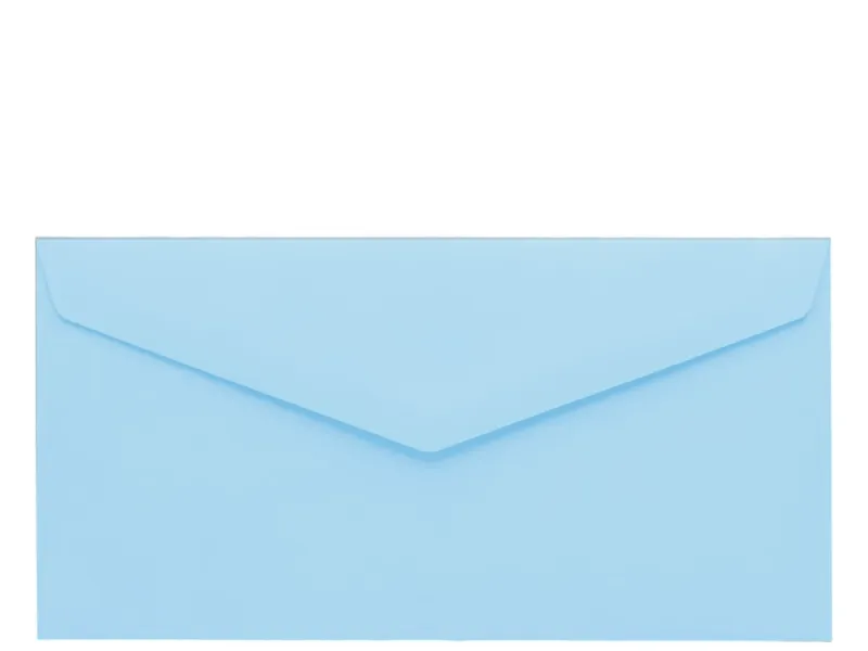 Obálka světle modrá 220x110mm