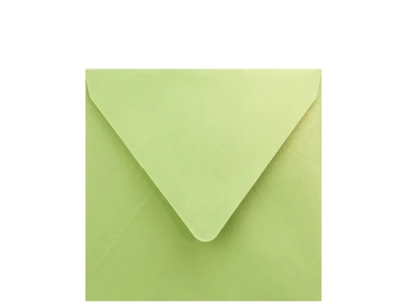 Obálka zelenožlutá 155x155mm