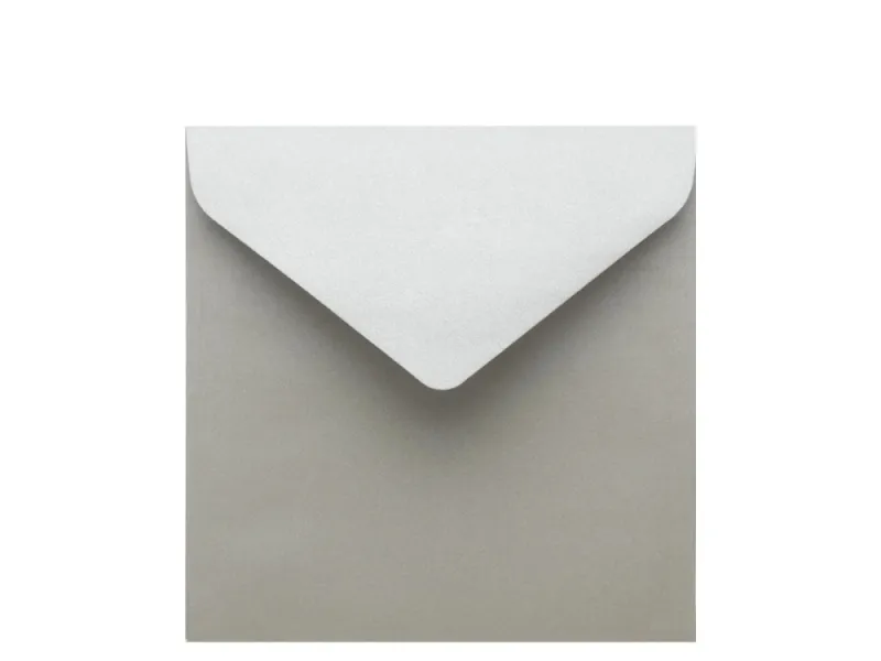 Obálka stříbrná 155x155mm