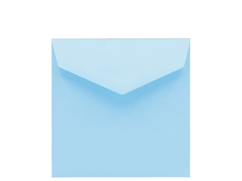 Obálka světle modrá 155x155mm
