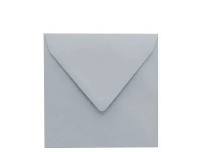 Obálka světle šedá 155x155mm
