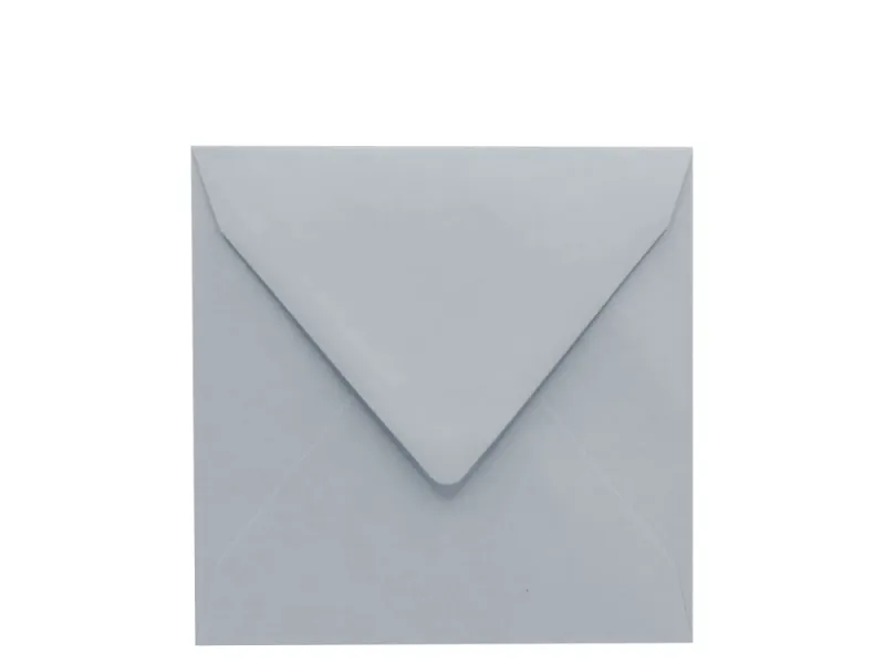 Obálka světle šedá 155x155mm