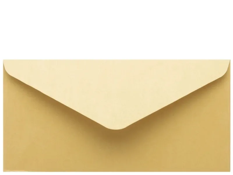 Obálka zlatá 220x110mm