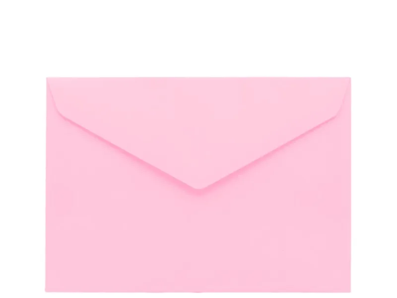 Obálka světle růžová C6/162x114mm