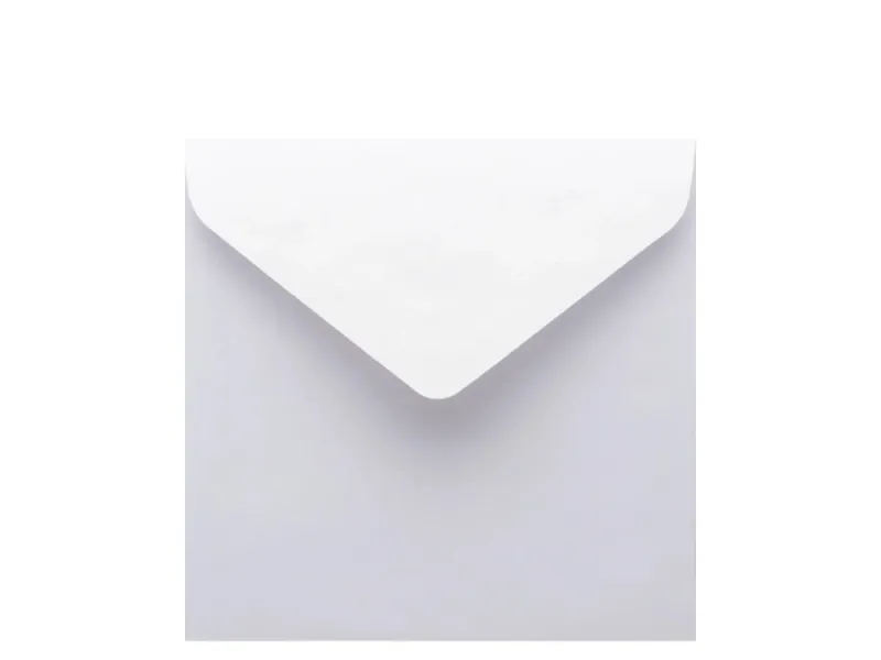 Obálka perleťová bílá 155x155mm