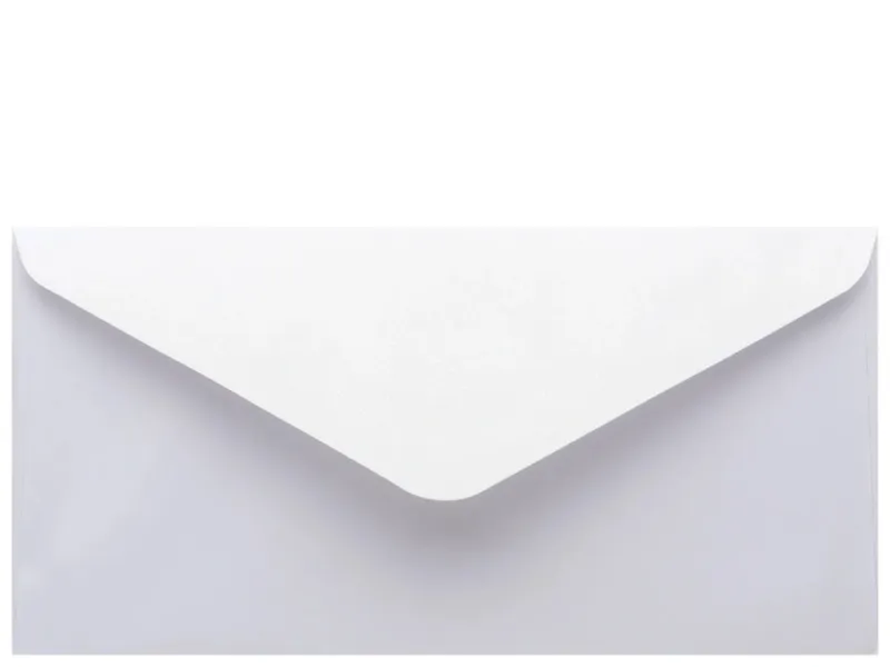 Obálka perleťová bílá 220x110mm