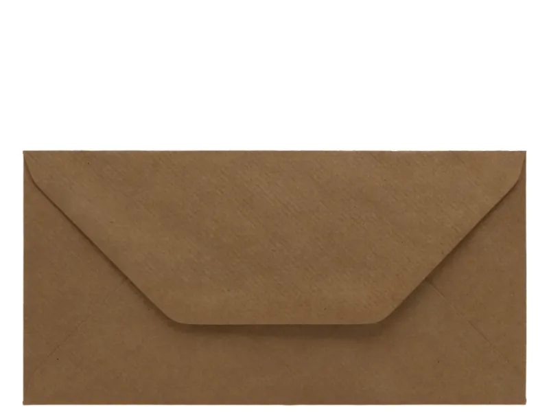 Obálka kraftová/hnědá 220x110mm