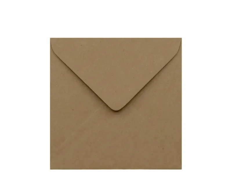 Obálka hnědá 155x155mm