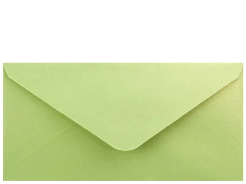 Obálka zelenožlutá 220x110mm