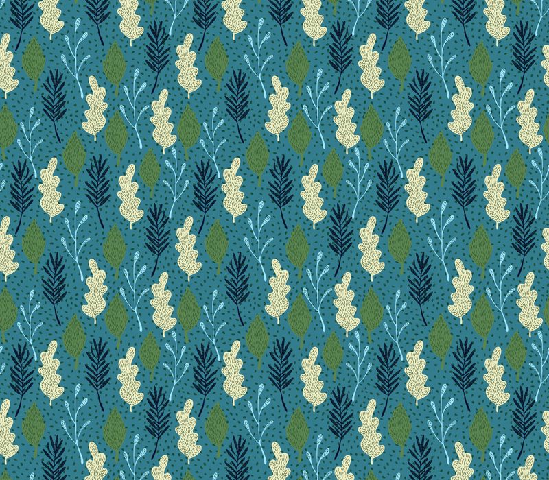 Samolepící  Tapeta Listy Dubové Abstraktní. Canvas-Like