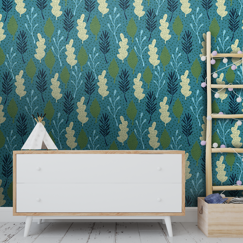 Samolepící Tapeta Listy Dubové Abstraktní. My-Favourite