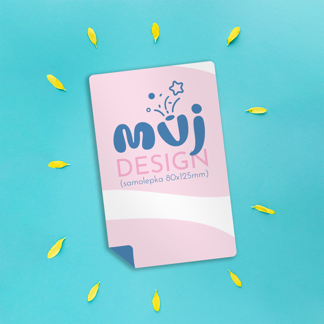 Samolepící etiketa 80x125mm 20ks