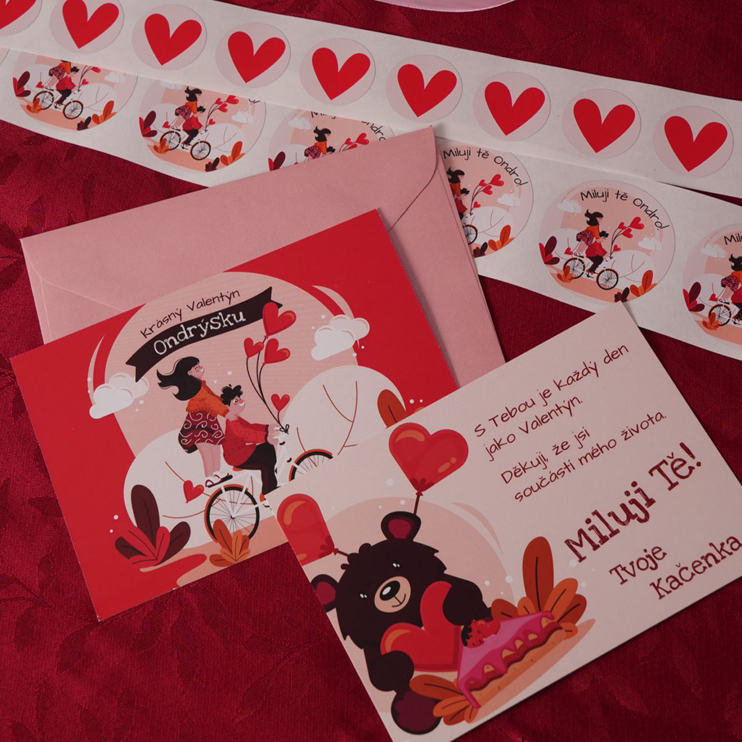 VALENTÝNSKÁ KOLEKCE RED BEAR