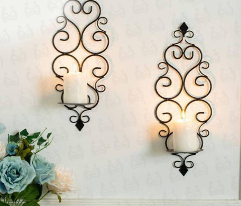 Wooden wall shelves (2 pcs)