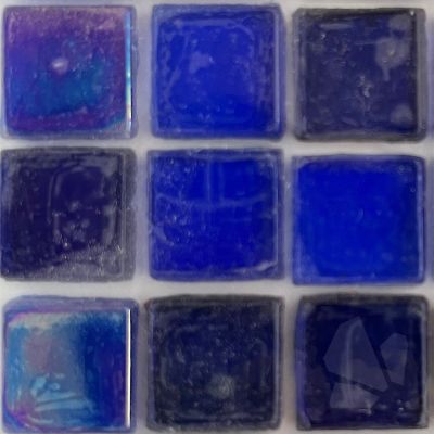 Dark Blue Mix - 15 mm
