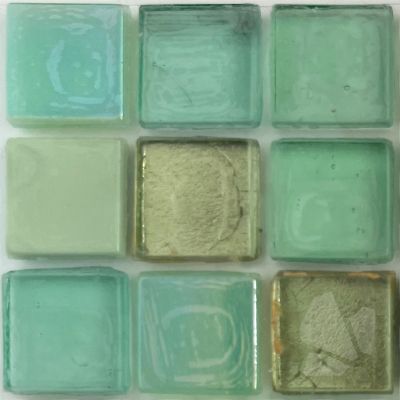 Mint Green Mix - 15 mm