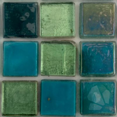 Teal Mix - 15 mm