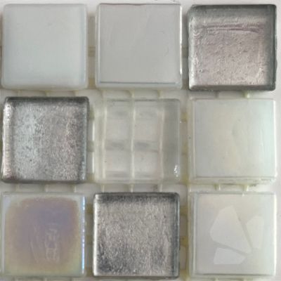 White Silver Mix - 15 mm